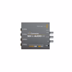 Blackmagic Design Mini Converter SDI to Audio 4K, Convertisseur vidéo actif, Gris, 3840 x 2160, -, 525i, 625i, 720p, 1080i, 1 ...