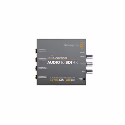 Blackmagic Design Mini Converter Audio to SDI 4K, Convertisseur vidéo actif, Gris, 3840 x 2160, -, 525i, 625i, 720p, 1080i, 1 ...