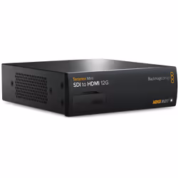 Blackmagic Design Teranex Mini, Noir, 4096 x 2160 pixels, 1080i, 1080p, 2160p, 720p, NTSC, PAL, 12 Gbit/s, SDI