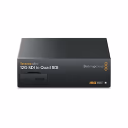 Blackmagic Design Teranex Mini 12G-SDI to Quad SDI, Convertisseur vidéo actif, Noir, 3840 x 2160, -, 525i, 625i, 720p, 1080i, ...