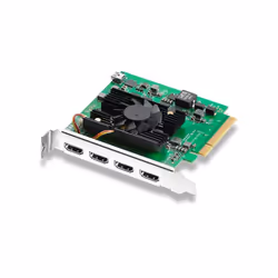 Blackmagic Design BM-BDLKDVQDHDMI4K, Noir, Vert, PCIe, FCC, CE, RCM, KC, NTSC, PAL, 640x480p60, 800x600p50, 800x600p60, 1440x ...
