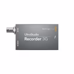 Blackmagic Design UltraStudio Recorder 3G, Gris, Thunderbolt, 2560 x 1440 pixels, NTSC, PAL, 720p, 1080i, 1080p, 48 kHz