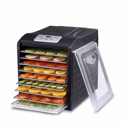 Déshydrateur alimentaire Biochef Arizona 9 Plateaux - Porte transparente sans BPA & Système de Protection des Enzymes