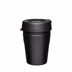 KeepCup Thermal Black, Noir, Acier inoxydable, Polypropylène (PP), Café, 340 ml, 6,4 cm