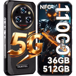OUKITEL WP35 Pro Smartphone Robuste 5G 36Go+512Go 6.6 FHD+ 11000mAh 64MP Caméra Telephone Incassable Android 14 Dual SIM/NFC ...