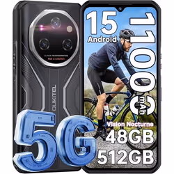 OUKITEL WP55 Pro 5G Smartphone Incassable 48Go+512Go/2To 108+32MP 11000mAh 120Hz 6.6 FHD+ Téléphone Android 15 Dual SIM/NFC N ...