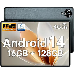 Tablette Tactile 11 Pouces OUKITEL OT11 Android 14 16Go+128Go Octa-Core 5G Wifi 4G SIM 8000mAh Tablette avec Stylet Gris