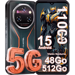 OUKITEL WP55 Pro 5G Telephone Portable Incassable Android 15 - 48Go+512Go 120Hz 6.6FHD+ 2.4K 108MP 11000mAh 33W NFC/OTG Orang ...