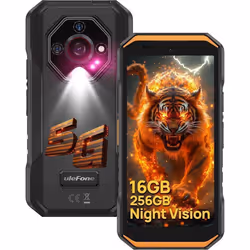 Ulefone Armor X32 Pro Smartphone Robuste 5G 16Go+256Go 565 5500mAh 64MP Caméra Téléphone Incassable Flashlight/GPS/NFC Orange