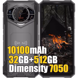 DOOGEE S200X Smartphone Robuste 5G 32Go+512Go 672 FHD+ 120Hz 10100mAh Téléphone Incassable Android 14 100MP Caméra Dual 4G/NF ...