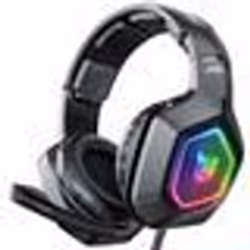 ONIKUMA K10 Casque Gaming Sans Fil RGB Micro Haute Sensibilité - Noir