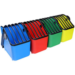 LocknCharge LNC7056 chariot et rangement roulant Sac organisateur de dispositif portable Bleu, Vert, Rouge, Jaune