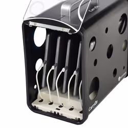 LocknCharge LNC10494 chariot et rangement roulant Étui de gestion du dispositif portable Noir