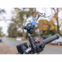 Quad Lock Mirror Mount Support passif Mobile/smartphone Noir, Bleu