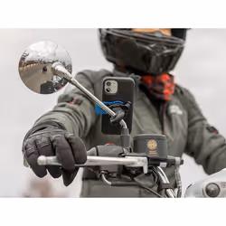 Quad Lock Mirror Mount Support passif Mobile/smartphone Noir, Bleu