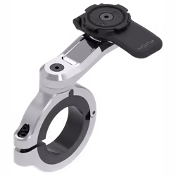 Quad Lock Support de montage guidon Pro Chrome - large pour guidons FATBAR / spécial CUSTOM, noir