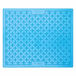 LickiMat Dog Buddy, Carré, Turquoise, Caoutchouc thermoplastique (TPR), Monochromatique, Lavage à la main, Chien