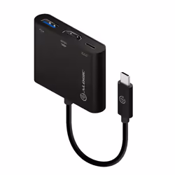 ALOGIC MP-UCHDCH, USB Type-C, HDMI, USB 3.2 Gen 1 (3.1 Gen 1), Noir, 20 V, 3 A