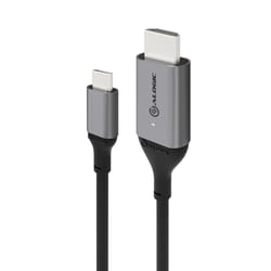ALOGIC ULCHD01-SGR câble vidéo et adaptateur 1 m HDMI Type A (Standard) USB Type-C Noir, Gris
