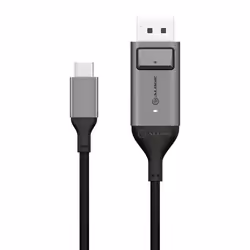 ALOGIC ULCDP02-SGR câble vidéo et adaptateur 2 m DisplayPort USB Type-C Noir, Gris