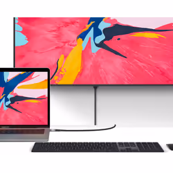 ALOGIC ULCDP02-SGR câble vidéo et adaptateur 2 m DisplayPort USB Type-C Noir, Gris - Vue supplémentaire 4