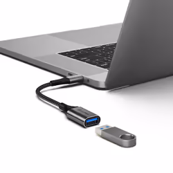 ALOGIC ULCAA-SGR câble USB 0,15 m USB 3.2 Gen 1 (3.1 Gen 1) USB C USB A Gris - Vue supplémentaire 2