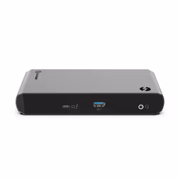 ALOGIC TB3DTRG2, Avec fil, USB 3.2 Gen 2 (3.1 Gen 2) Type-C, 60 W, 3,5 mm, 10,100,1000 Mbit/s, Noir, Gris