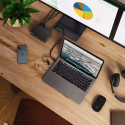 ALOGIC DUTHDPR station d'accueil USB 3.2 Gen 1 (3.1 Gen 1) Type-C Noir - Vue supplémentaire 8