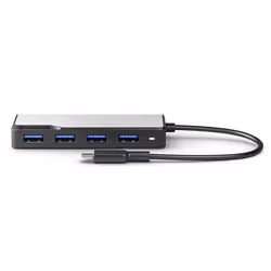 ALOGIC UCFUUA-SGR hub & concentrateur USB 3.2 Gen 1 (3.1 Gen 1) Type-C 5000 Mbit/s Noir, Argent - Vue supplémentaire 3
