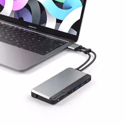 ALOGIC U2CSH-SGR station d'accueil Avec fil USB 3.2 Gen 1 (3.1 Gen 1) Type-C Noir, Argent - Vue supplémentaire 6