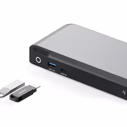 ALOGIC DX2 Avec fil USB 3.2 Gen 1 (3.1 Gen 1) Type-C Noir, Gris