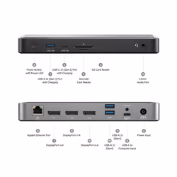 ALOGIC MX3 Avec fil USB 3.2 Gen 1 (3.1 Gen 1) Type-C Noir, Gris - Vue supplémentaire 7