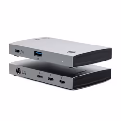 ALOGIC TB4H3TB hub & concentrateur Thunderbolt 4 40000 Mbit/s Noir, Gris - Vue supplémentaire 5