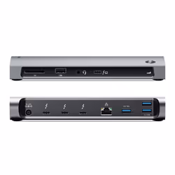 ALOGIC TB4D3TB station d'accueil Avec fil Thunderbolt 4 Noir