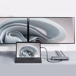 ALOGIC TB4D3TB station d'accueil Avec fil Thunderbolt 4 Noir - Vue supplémentaire 4