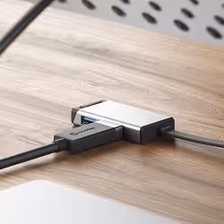 ALOGIC ULCHDA-SGR adaptateur graphique USB 4096 x 2160 pixels Noir, Argent - Vue supplémentaire 2