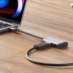 ALOGIC ULCHDA-SGR adaptateur graphique USB 4096 x 2160 pixels Noir, Argent - Vue supplémentaire 3