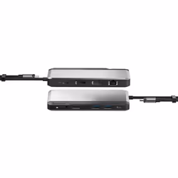 ALOGIC U1CAD-SGR, Avec fil, USB 3.2 Gen 1 (3.1 Gen 1) Type-C, 85 W, 3,5 mm, 1000 Mbit/s, Gris