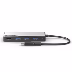 ALOGIC UCFUHDV2-SGR station d'accueil USB 3.2 Gen 1 (3.1 Gen 1) Type-C Noir, Gris - Vue supplémentaire 2