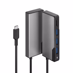ALOGIC UCFUHDV2-SGR station d'accueil USB 3.2 Gen 1 (3.1 Gen 1) Type-C Noir, Gris - Vue supplémentaire 5