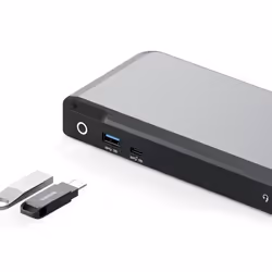 ALOGIC DUPRDX2-100 station d'accueil Avec fil USB 3.2 Gen 1 (3.1 Gen 1) Type-C Noir, Gris - Vue supplémentaire 3