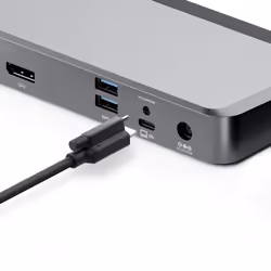 ALOGIC DUPRDX2-100 station d'accueil Avec fil USB 3.2 Gen 1 (3.1 Gen 1) Type-C Noir, Gris - Vue supplémentaire 4