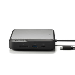 ALOGIC DUCH2 station d'accueil Avec fil USB 3.2 Gen 2 (3.1 Gen 2) Type-C Noir, Gris