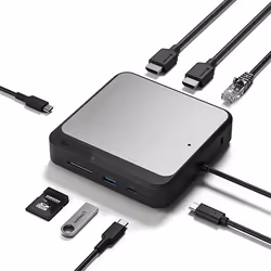 ALOGIC DUCH2 station d'accueil Avec fil USB 3.2 Gen 2 (3.1 Gen 2) Type-C Noir, Gris - Vue supplémentaire 4