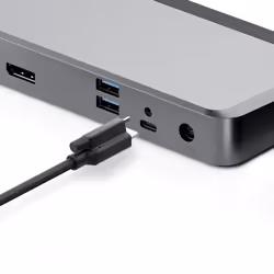 ALOGIC DUPRMX2-100 station d'accueil Avec fil USB 3.2 Gen 1 (3.1 Gen 1) Type-C Gris, Noir