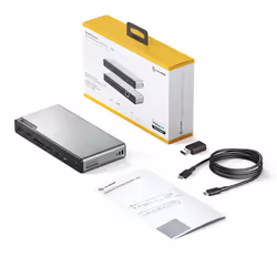ALOGIC DV4 Avec fil USB 3.2 Gen 1 (3.1 Gen 1) Type-C Gris - Vue supplémentaire 6