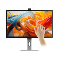 ALOGIC Clarity Pro Touch 27" 4K Ultra HD LCD Écran tactile Noir, Argent