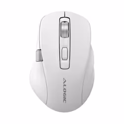 ALOGIC Apex, Droitier, RF sans fil + Bluetooth, 6400 DPI, Blanc