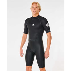 Combinaison shorty néoprène RIPCURL Freelite Spring 2/2 pour homme - Noir