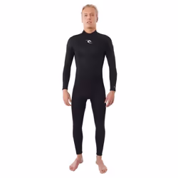 RIP CURL Freelite GB 4-3 Combinaison complte avec fermeture clair arrire 2022 Noir Taille M